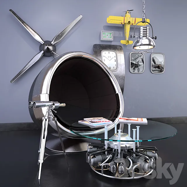 Aviator collection 3DModel