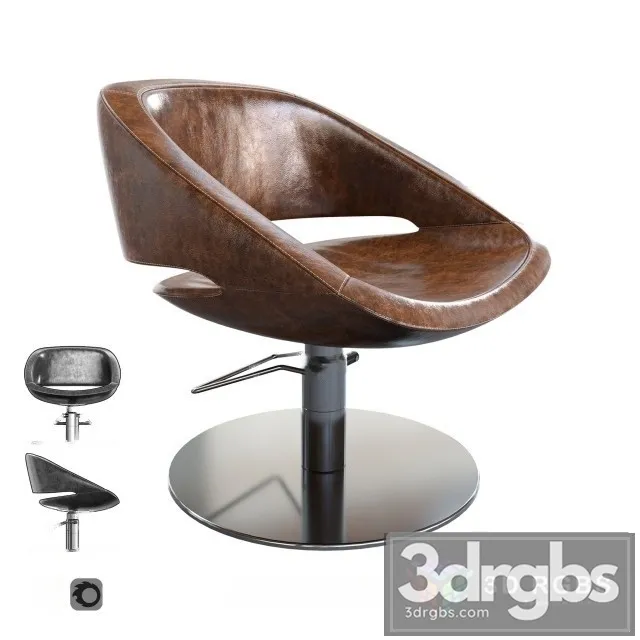 Aviator Salon Chair 3D Model Download
