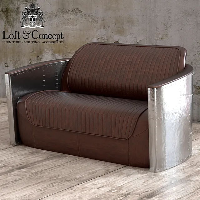 AVIATOR SOFA SOFA 2 SEAT 3D Model AVIATOR SOFA SOFA 2 SEAT 3D Model