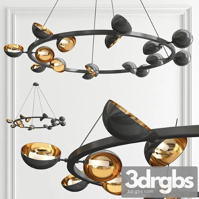 Avion chandelier by jonathan browning 3D Model Download Avion chandelier by jonathan browning 3D Model Download