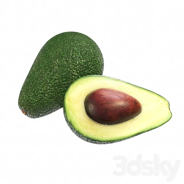 Avocado 3D Model