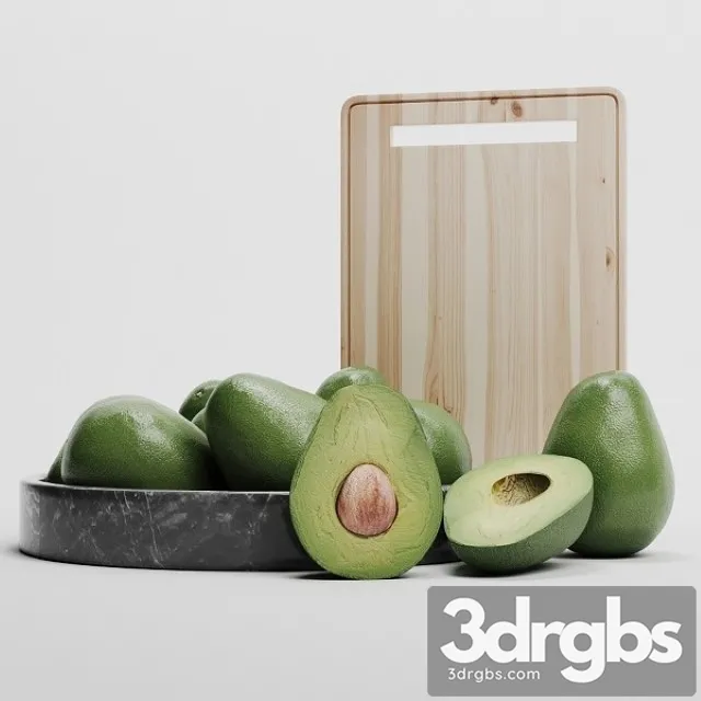 Avocado 3D Model Download