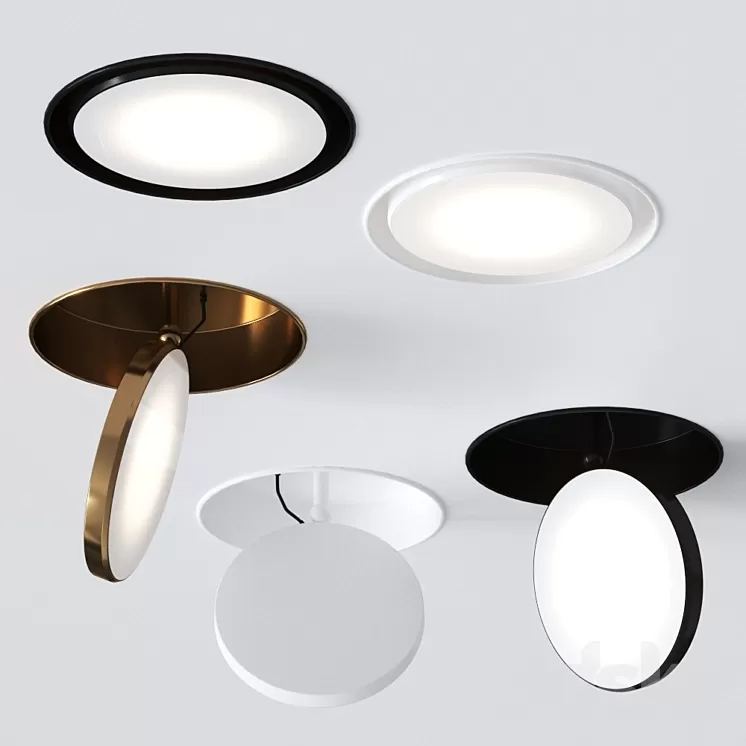 Avveni Downlight frameless by Sattler 3D Model