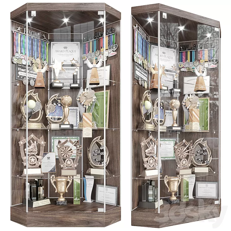 Award cabinet 3 3D Model