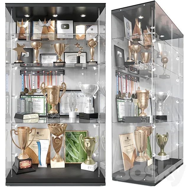 Award cabinet 3DModel