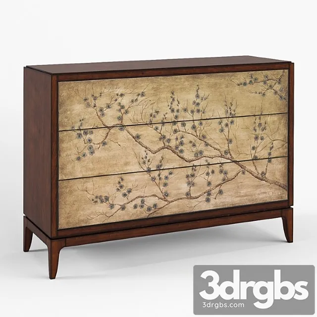 Awesome blossom caracole chest 2 3D Model Download Awesome blossom caracole chest 2 3D Model Download