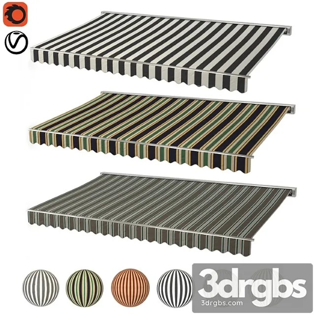 Awning Collection Vol 04 3D Model Download