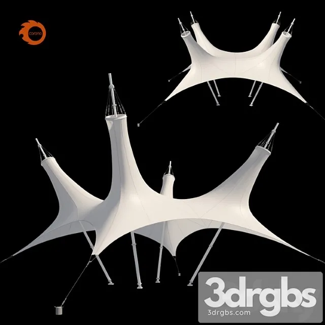 Awning construction 3D Model Download