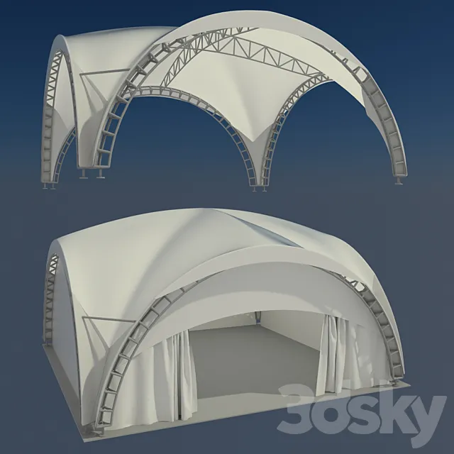 Awning “Dyuna” 3DModel