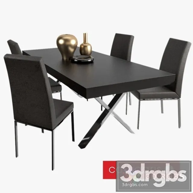 Axel Bess Table and Chair 3D Model Download Axel Bess Table and Chair 3D Model Download