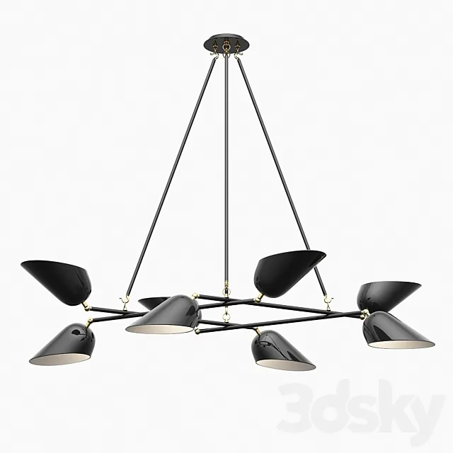 Axis Diamond Chandelier 3DModel Axis Diamond Chandelier 3DModel