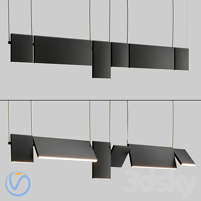 Axis Modular Lighting 3DModel