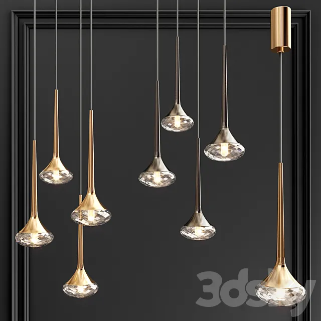 AXO LIGHT Modern Chandelier 01 3DModel AXO LIGHT Modern Chandelier 01 3DModel