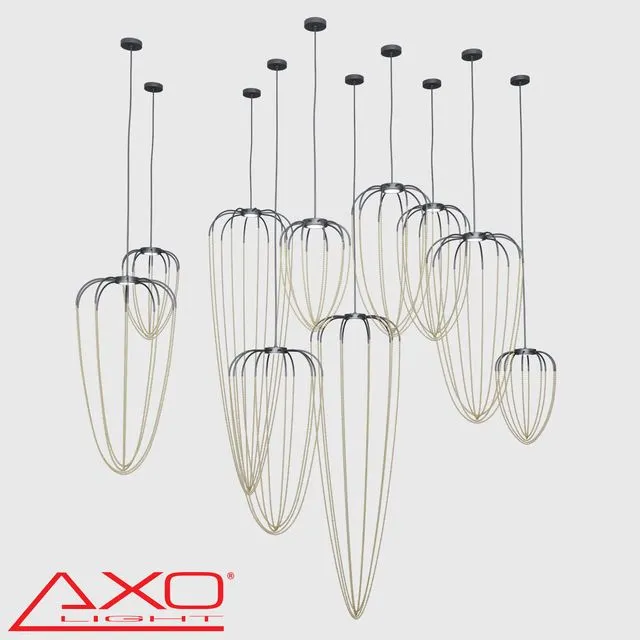 AXOLIGHT factory chandelier ALYSOID 3D Model AXOLIGHT factory chandelier ALYSOID 3D Model