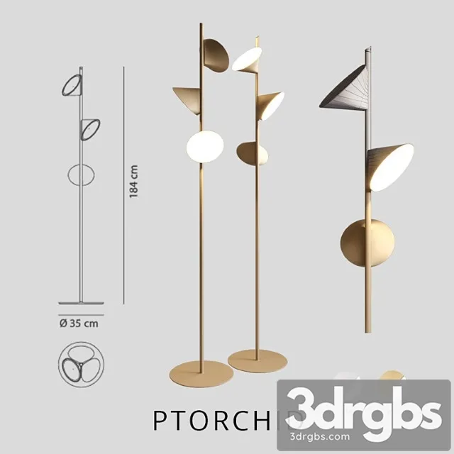 Axolight orchid ptorchid 3D Model Download