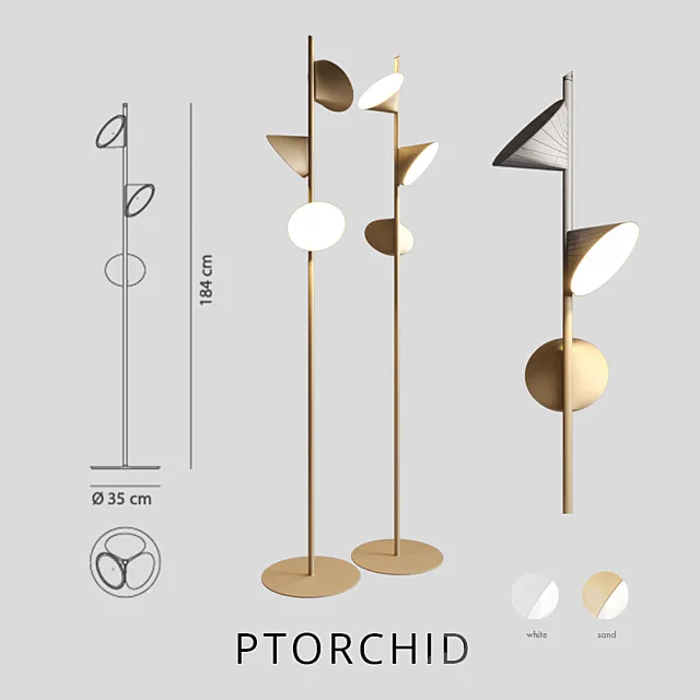 axolight orchid PTORCHID 3DModel