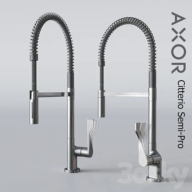 Axor Citterio Single Lever Kitchen Semi-Pro 3D Model