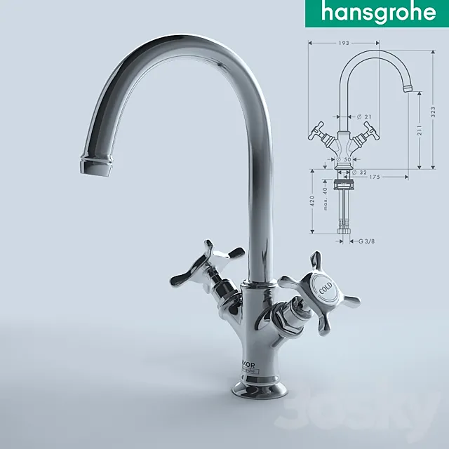 Axor Montreux 3D Model