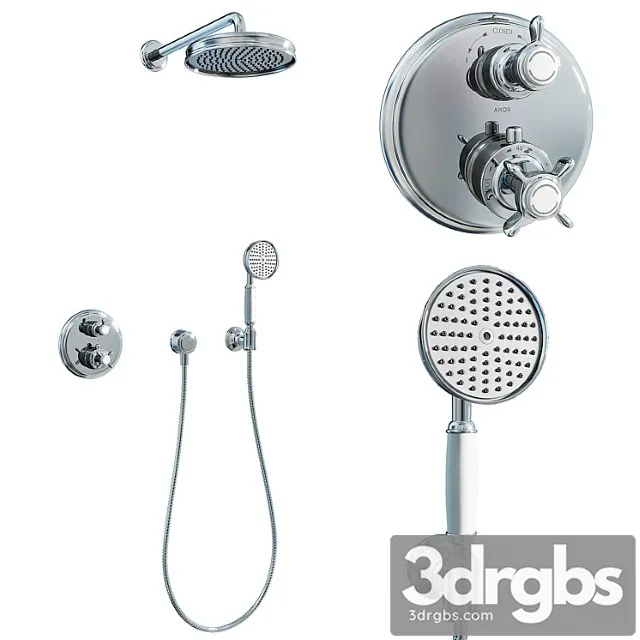 Axor Montreux Shower Set 3D Model Download
