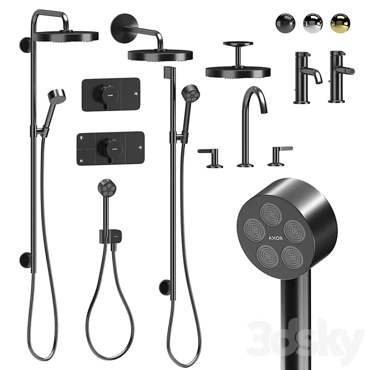 Axor One set 2 3D Model Free Download Axor One set 2 3D Model Free Download
