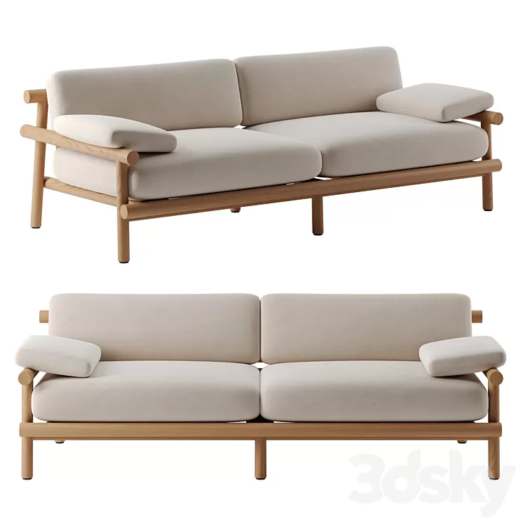 Ayana sofa by B&B Italia 3D Model Free Download