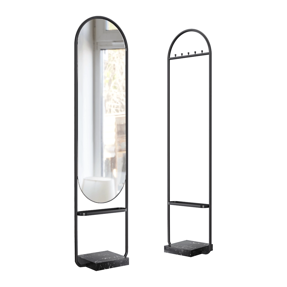 AYTM – Clothes rack and mirror ANGUI 3D Model