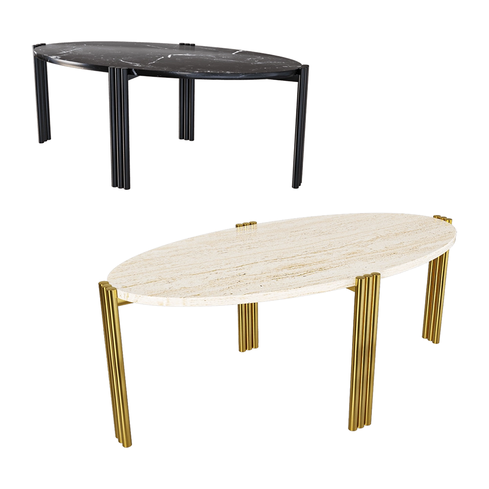 AYTM – Oval Coffee Table TRIBUS 3D Model