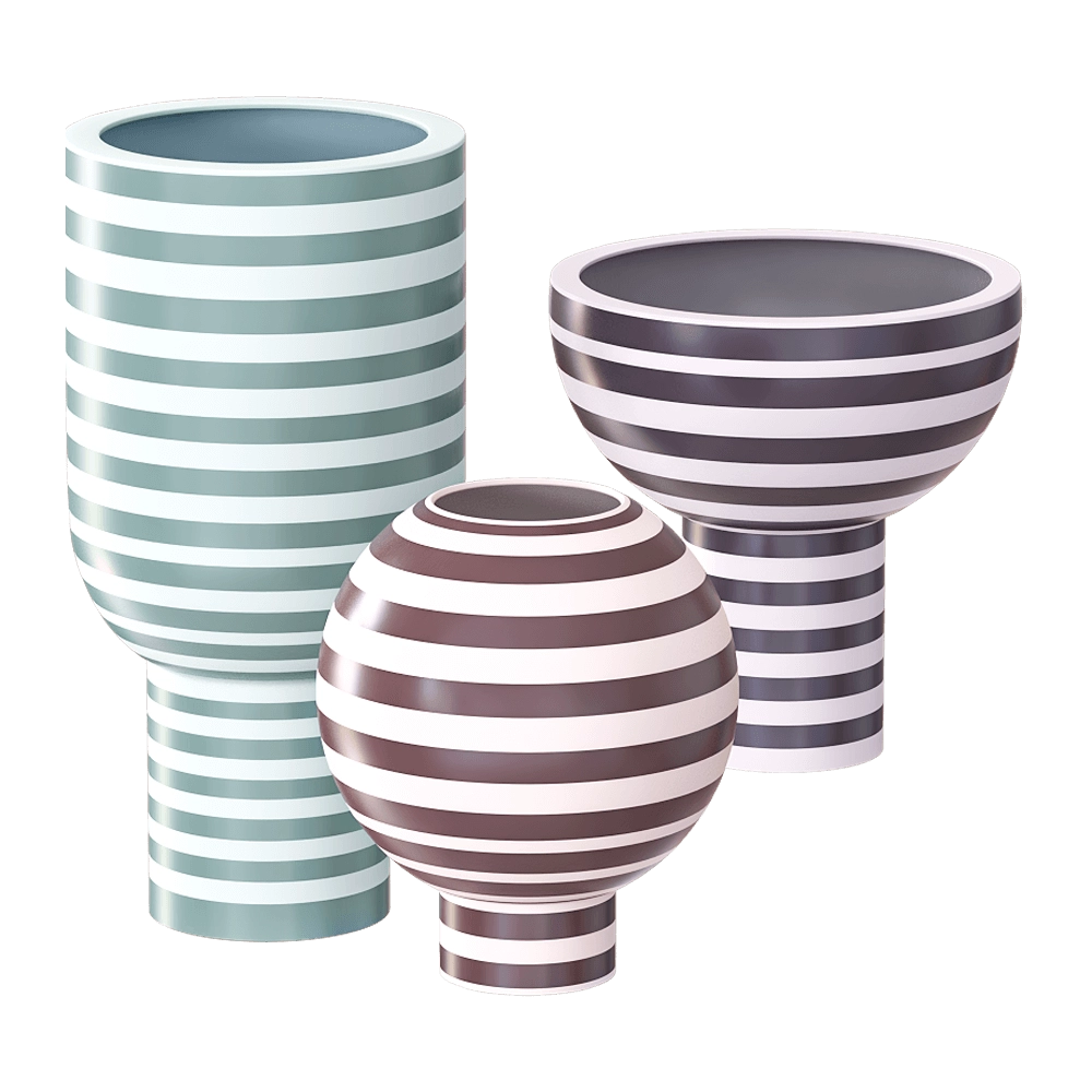 AYTM – Sculptural vase VARIA 3D Model