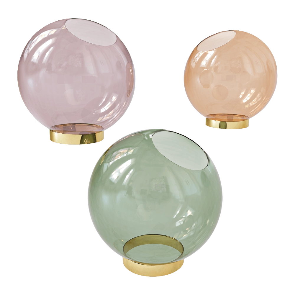 AYTM – Vase with stand GLOBE 3D Model