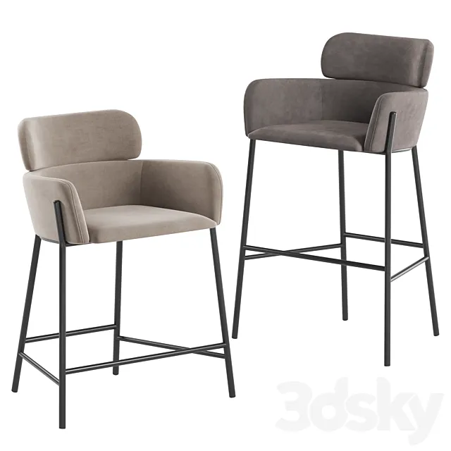 Azalea barstool 3DModel