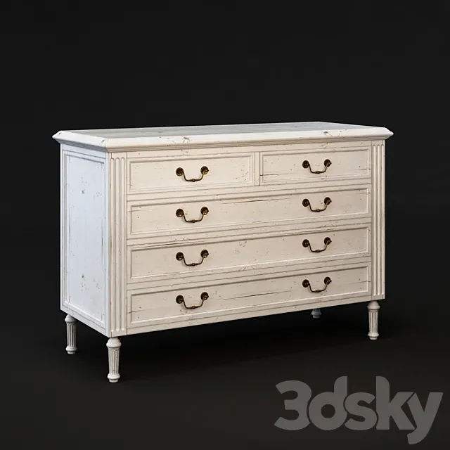 Azia house dresser 3DModel Azia house dresser 3DModel