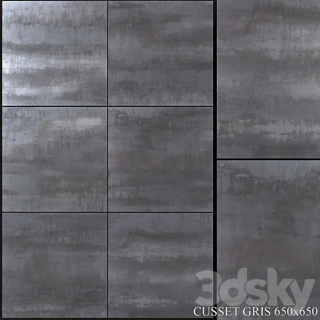 Azuliber Cusset Gris 650×650 3D Model