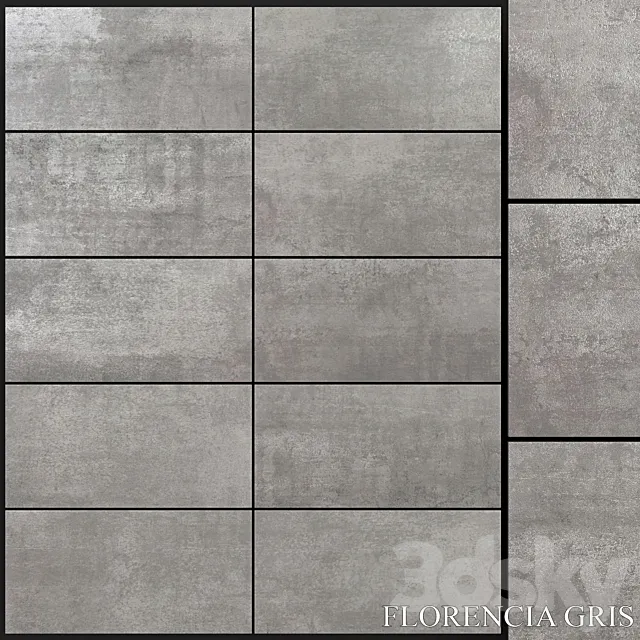 Azuliber Florencia Gris 3D Model