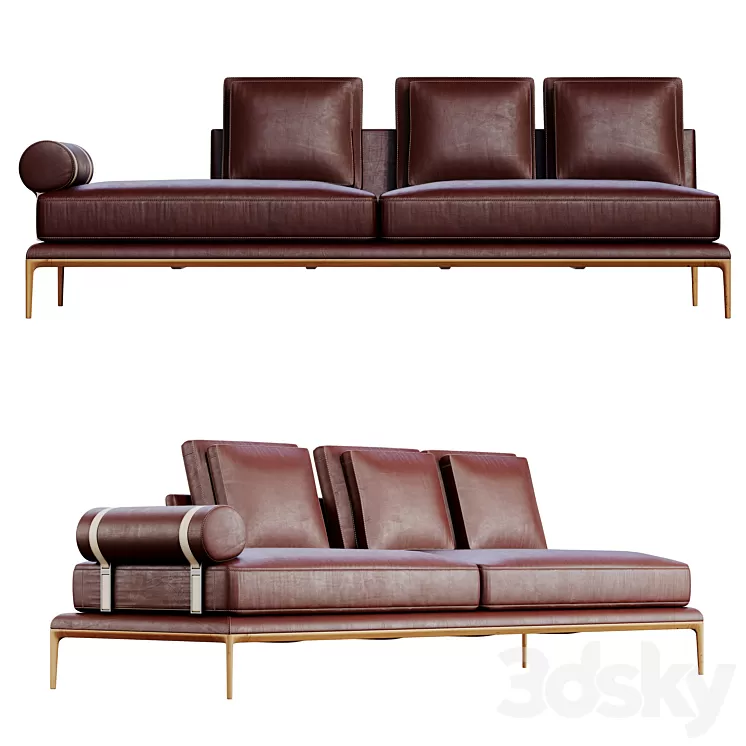 B & B Italia Atoll Sofa Atr247 S 3D Model