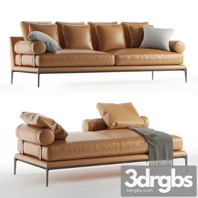 B B Italia Atoll Sofa Bench 3D Model Download B B Italia Atoll Sofa Bench 3D Model Download