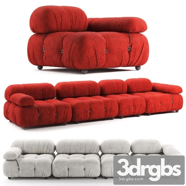 B & B Italia Camaleonda Sofa 01 3D Model Download B & B Italia Camaleonda Sofa 01 3D Model Download