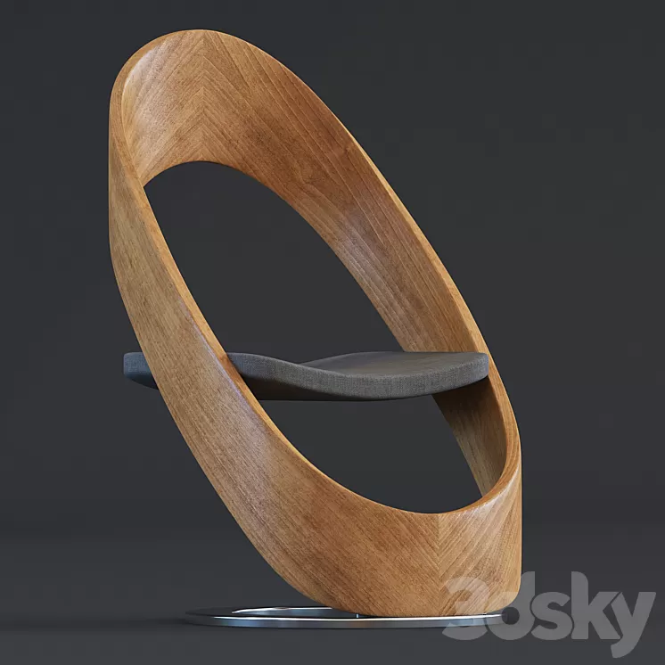 [3DSKY] B & B Italia Chair 3D Model | NEW UPDATE 2023