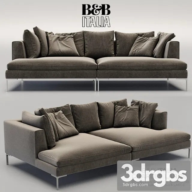 B B Italia Charles Large 3D Model Download - 3DSKY Decor Helper