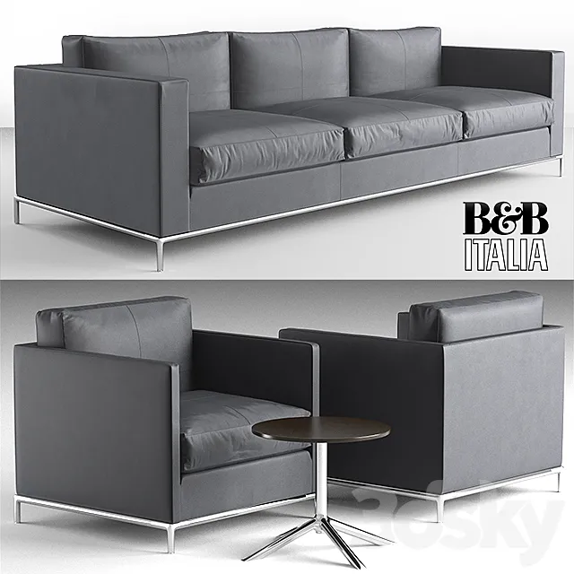 B & B Italia George sofa 3DModel B & B Italia George sofa 3DModel