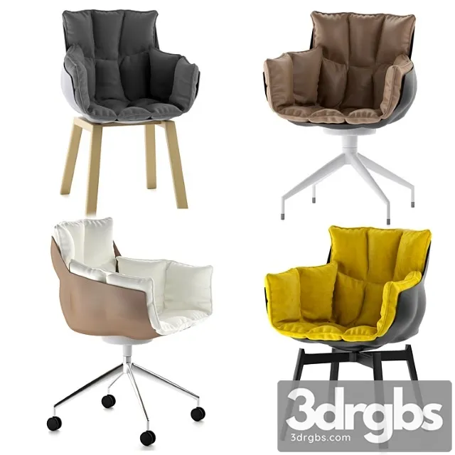 B B Italia Husk Chairs 3D Model Download