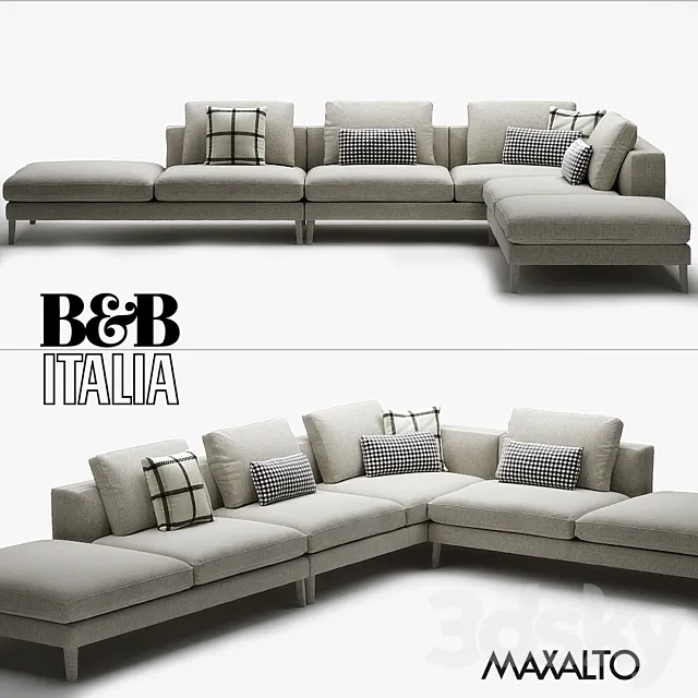 B & B ITALIA MAXALTO DIVES 3DModel B & B ITALIA MAXALTO DIVES 3DModel