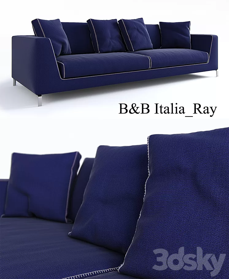 B & B Italia sofa Ray 3D Model