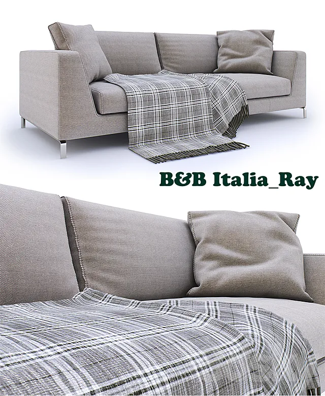 B & B Italia sofa Ray 3DModel B & B Italia sofa Ray 3DModel