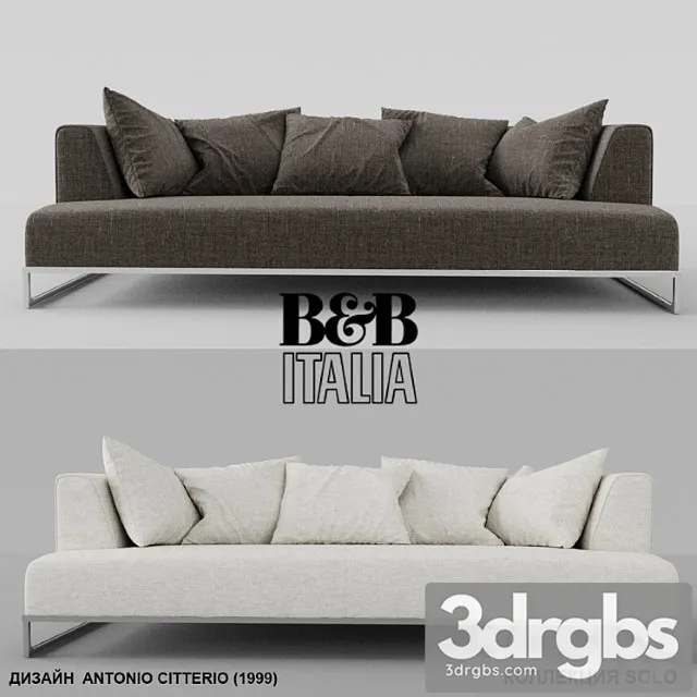 B B Italia Solo 3D Model Download B B Italia Solo 3D Model Download
