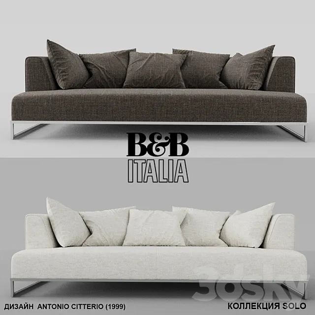 B & B Italia Solo 3DModel B & B Italia Solo 3DModel