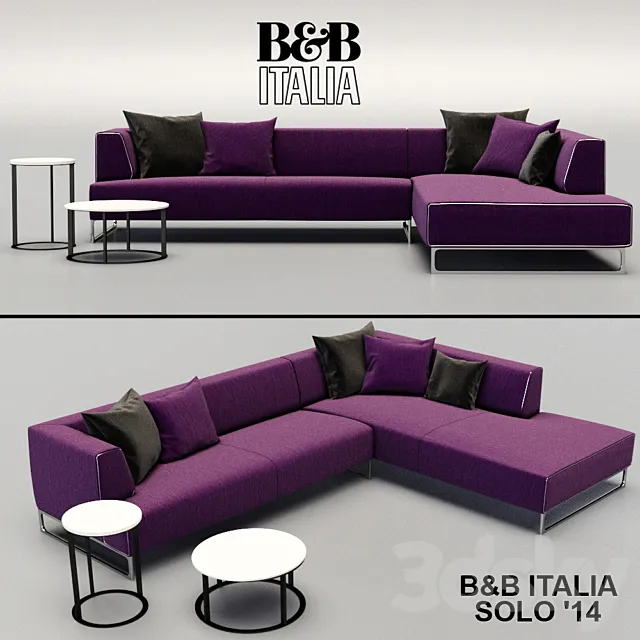 B & B Italia Solo’14 11 3D Model B & B Italia Solo’14 11 3D Model
