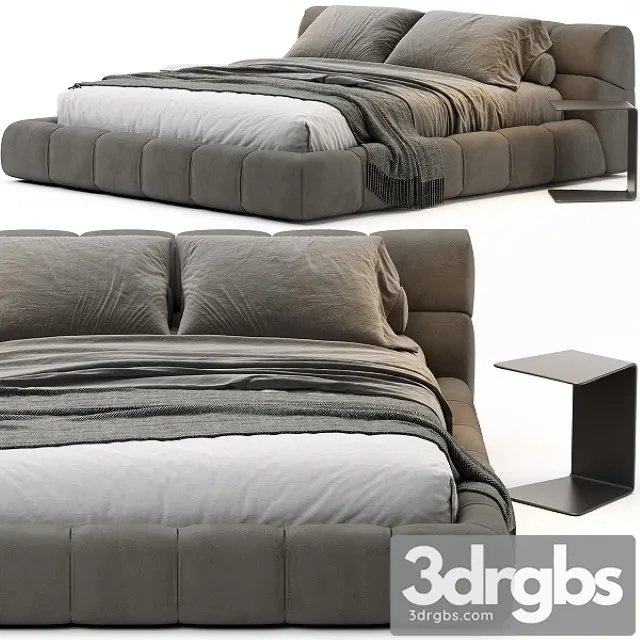 B & B Italia Tufty Bed 3D Model Download B & B Italia Tufty Bed 3D Model Download