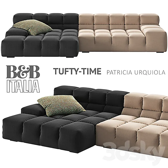 B & B Italia TUFTY-TIME 3D Model B & B Italia TUFTY-TIME 3D Model
