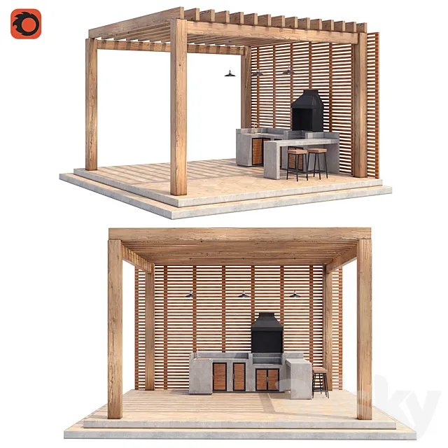 B-B-Q 3DModel B-B-Q 3DModel