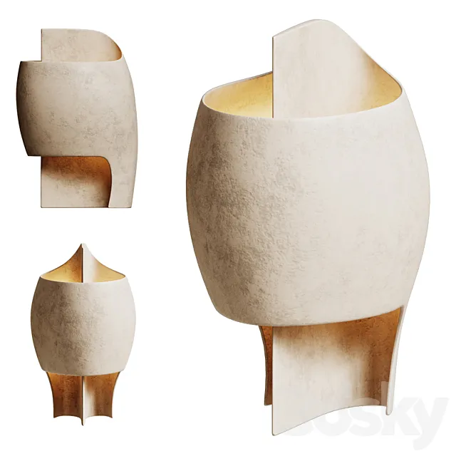 B Lamp White by Thierry Dreyfus x Nymphenburg 3D Model B Lamp White by Thierry Dreyfus x Nymphenburg 3D Model
